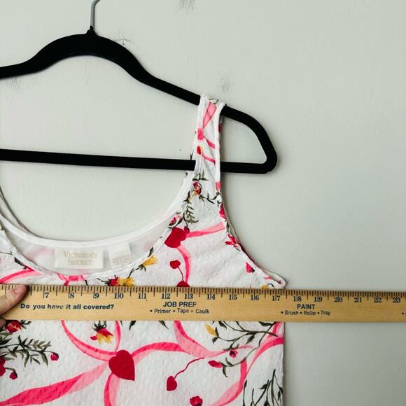 Victoria's Secret gold label Floral Heart Robe Pink Flutter Sleeve & gown - Picture 9 of 13